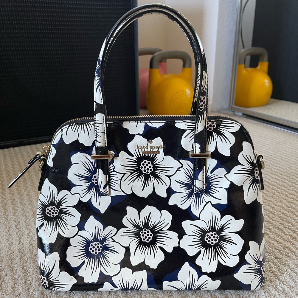 Kate Spade Hawaiian flower Dome Satchel